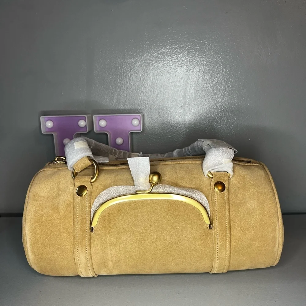 Coach Kisslock Barrel Bag